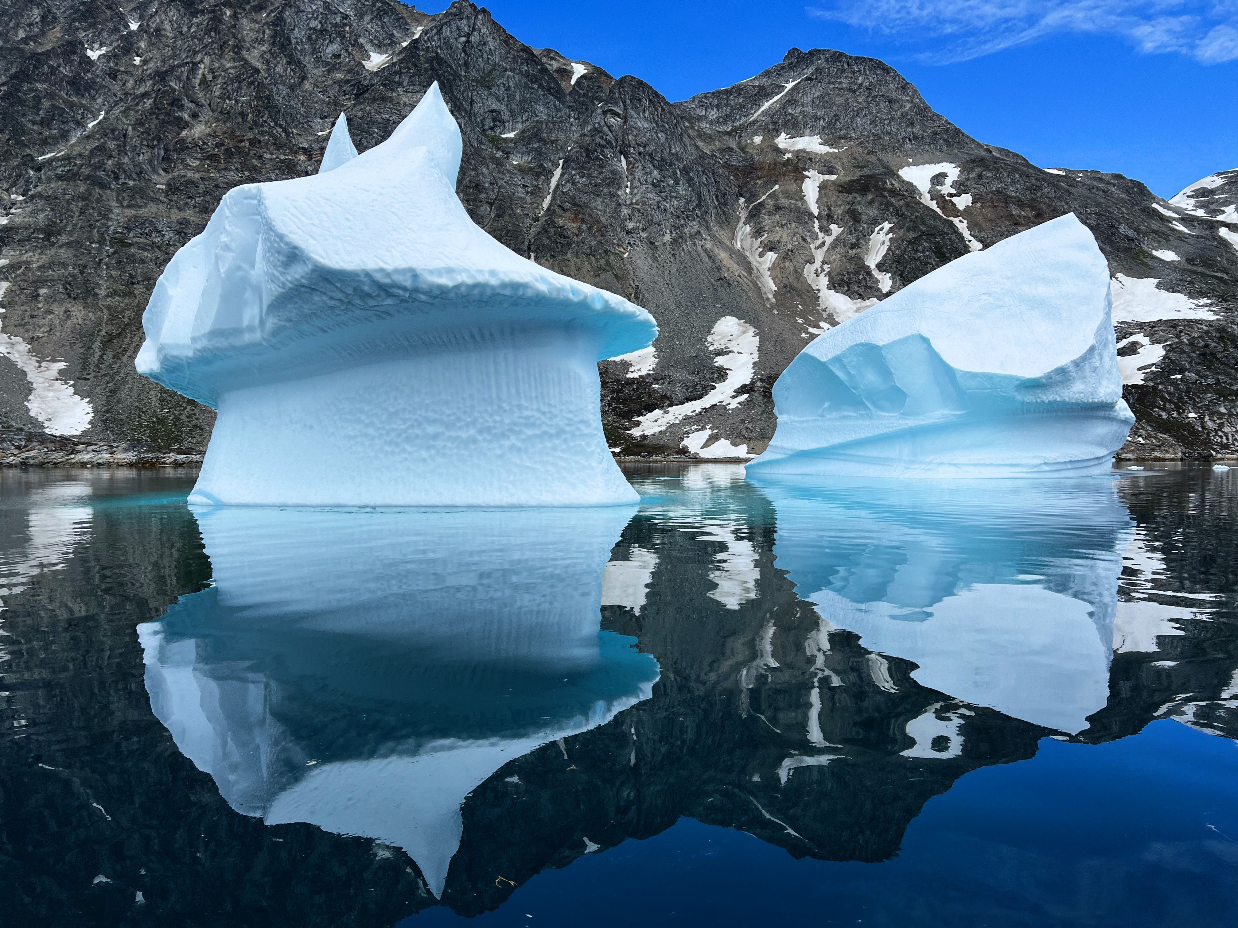 Los icebergs forman parte del ciclo vital de los glaciares ​