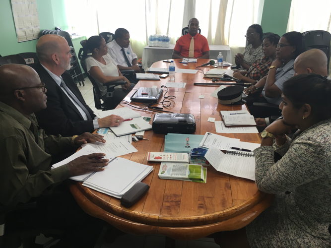 Meeting to discuss the Don't Pack a Pest Outreach Programme with key stakeholders in Saint Lucia including: Saint Lucia Air and Sea Ports Authority, Ministry of Agriculture, Customs, Ministry of Health, Ministry of Trade and Environment, Ministry of Tourism