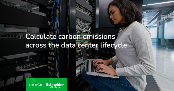 Schneider Electric onthult de eerste gratis CO2-calculator en meet de volledige ecologische voetafdruk van datacenters