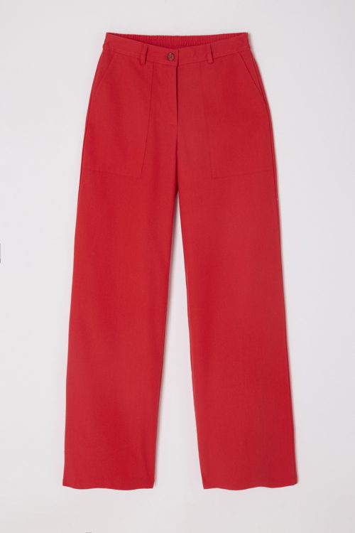 Broek van linnen- en katoenmix 69,99 €