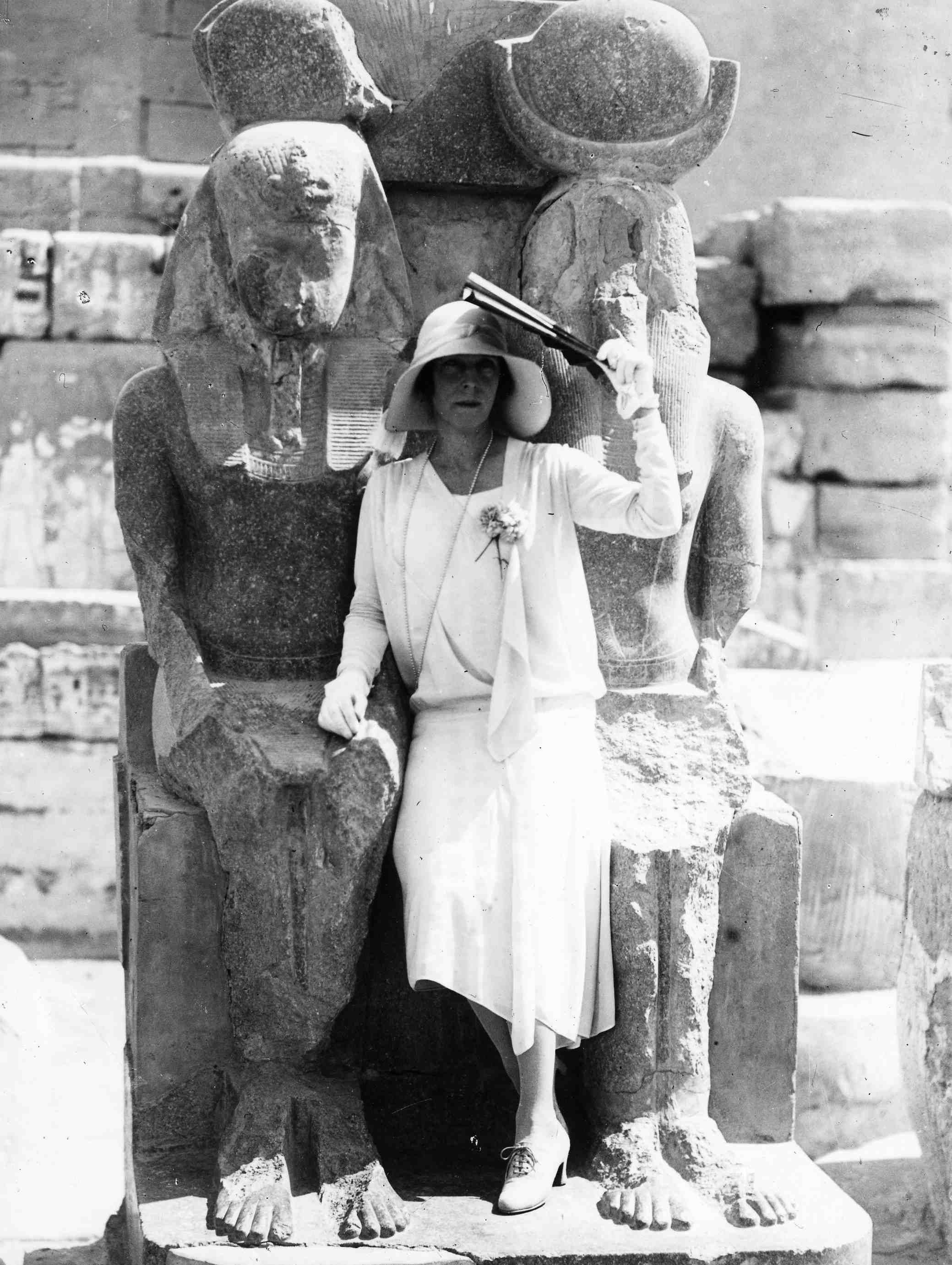 Queen Elisabeth in Egypt © BELGA PHOTO