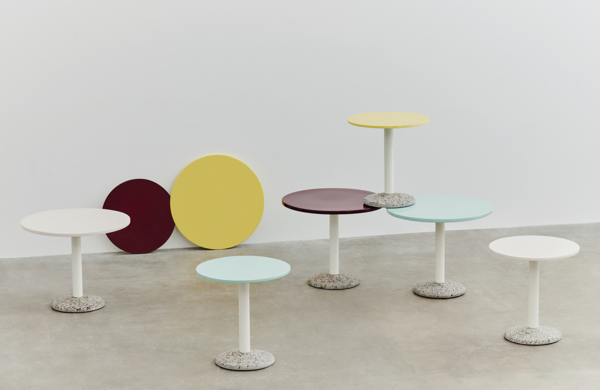 New ceramic tables and cutlery by Muller Van Severen for HAY