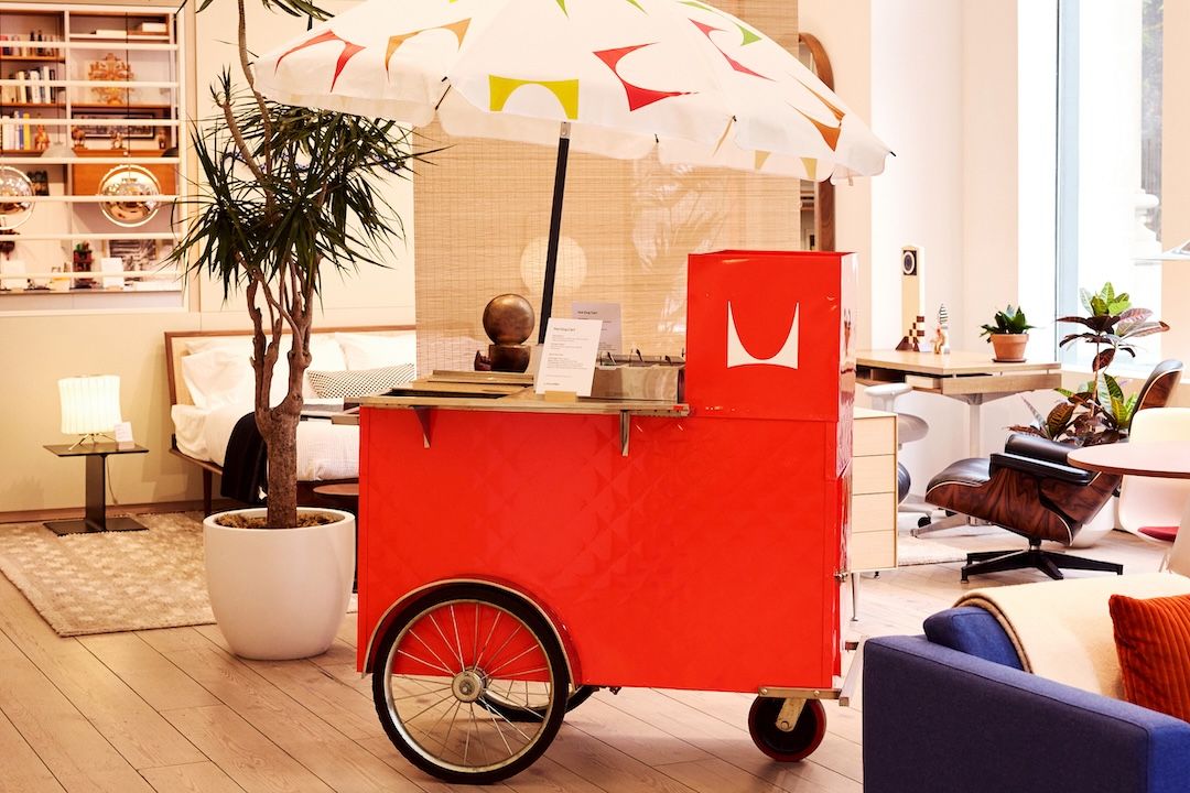 Herman Miller "Picnic on Park" Hot Dog Cart; Photo Courtesy of Herman Miller