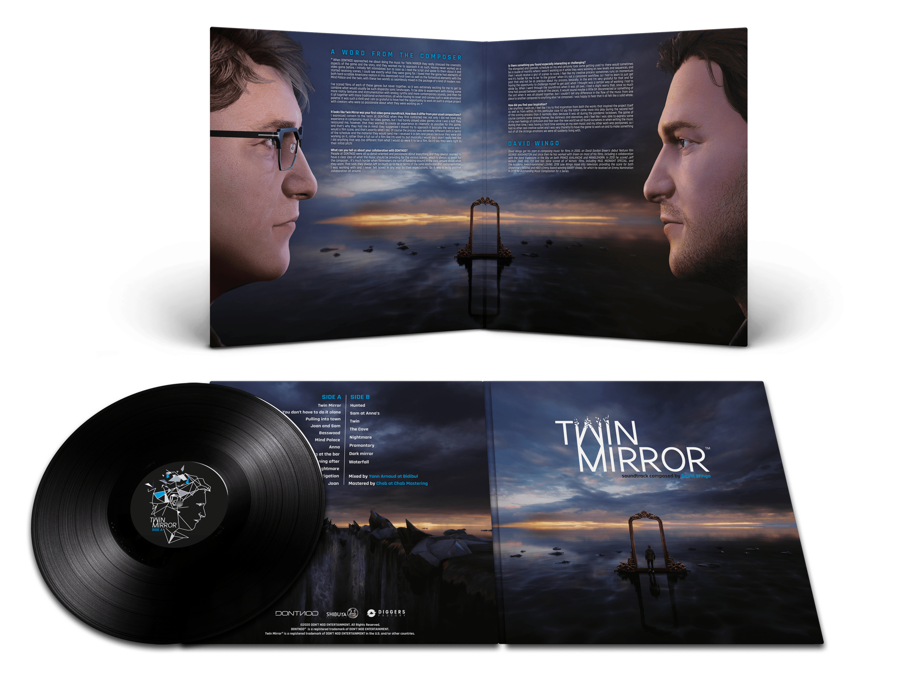 Le vinyle de la bande-son originale de Twin Mirror est désormais disponible en précommande