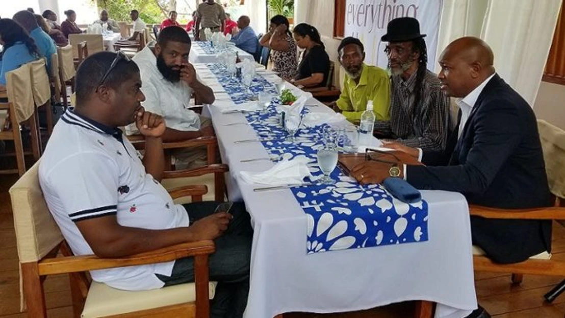 Minister Caesar holds consultation with stakeholders.