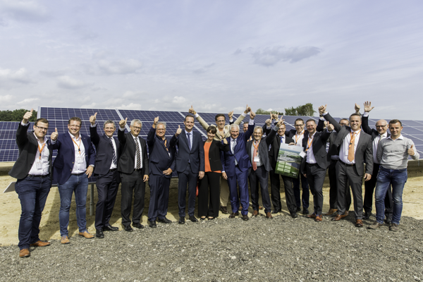 NMC und Luminus eröffnen die größte Solaranlage Der Deutschsprachigen Gemeinschaft