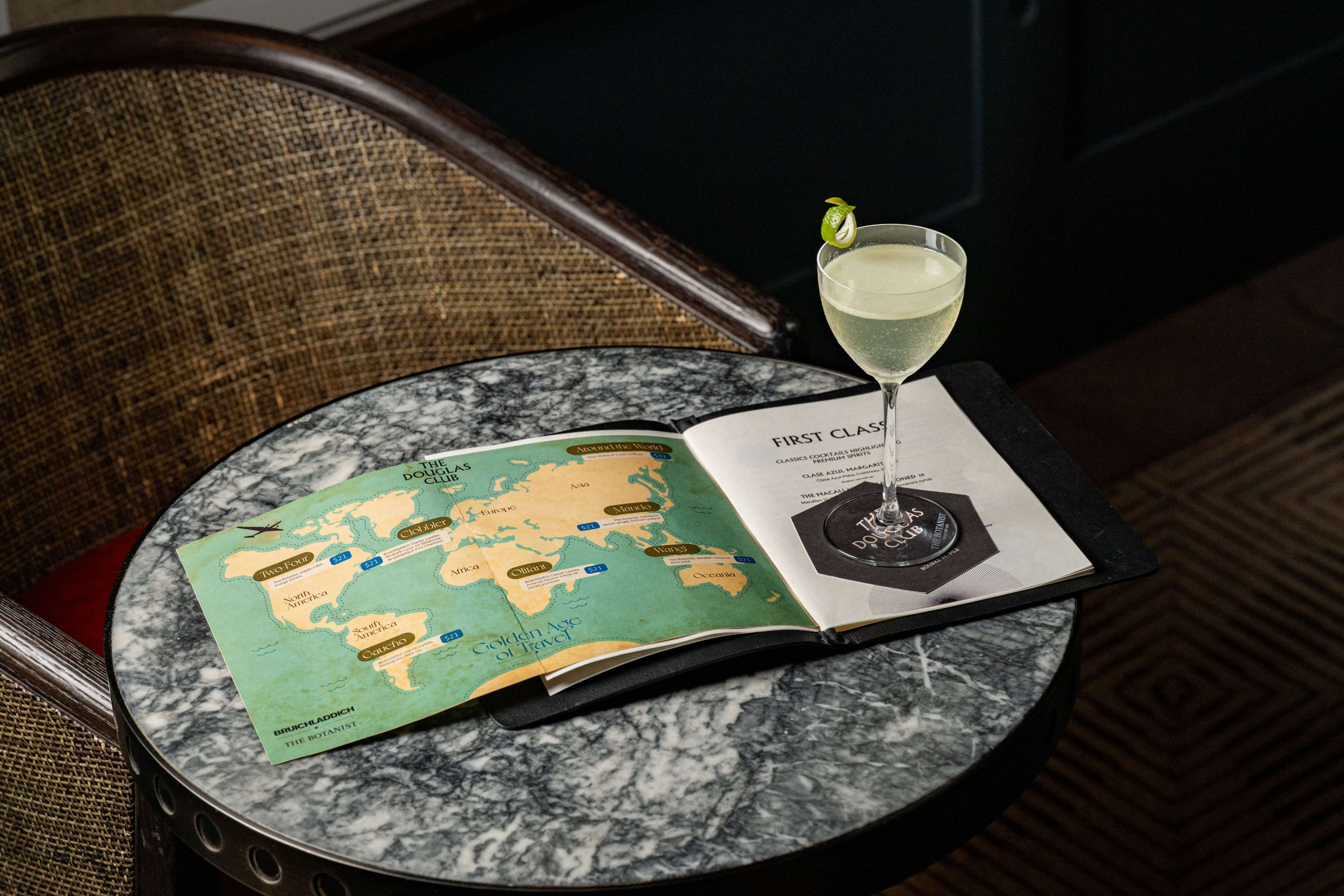 The Douglas Club Launches ‘Golden Age Of Travel’ Menu