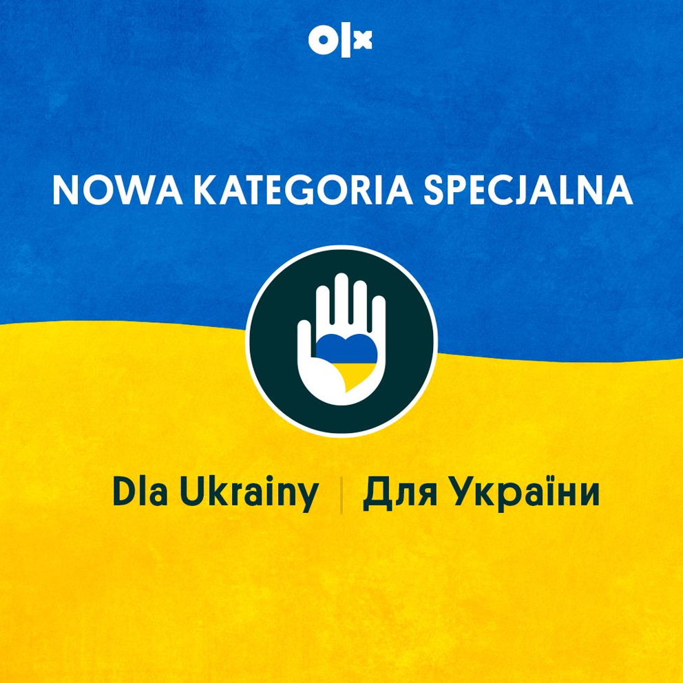 OLX z kategorią Dla Ukrainy | Для України