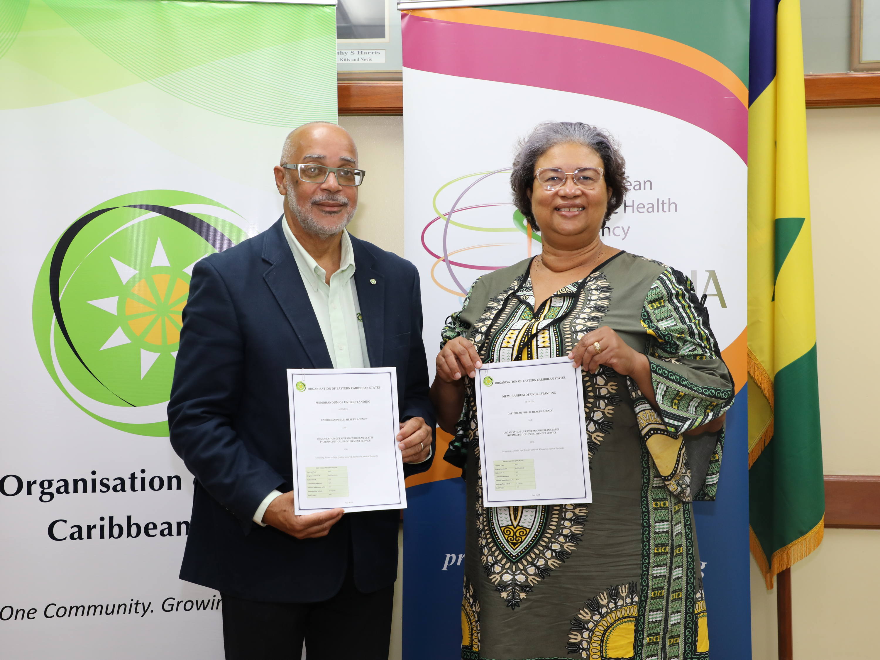 OECS and CARPHA sign MOU to Strengthen procedures that ensure Medicines are Safe and Effective