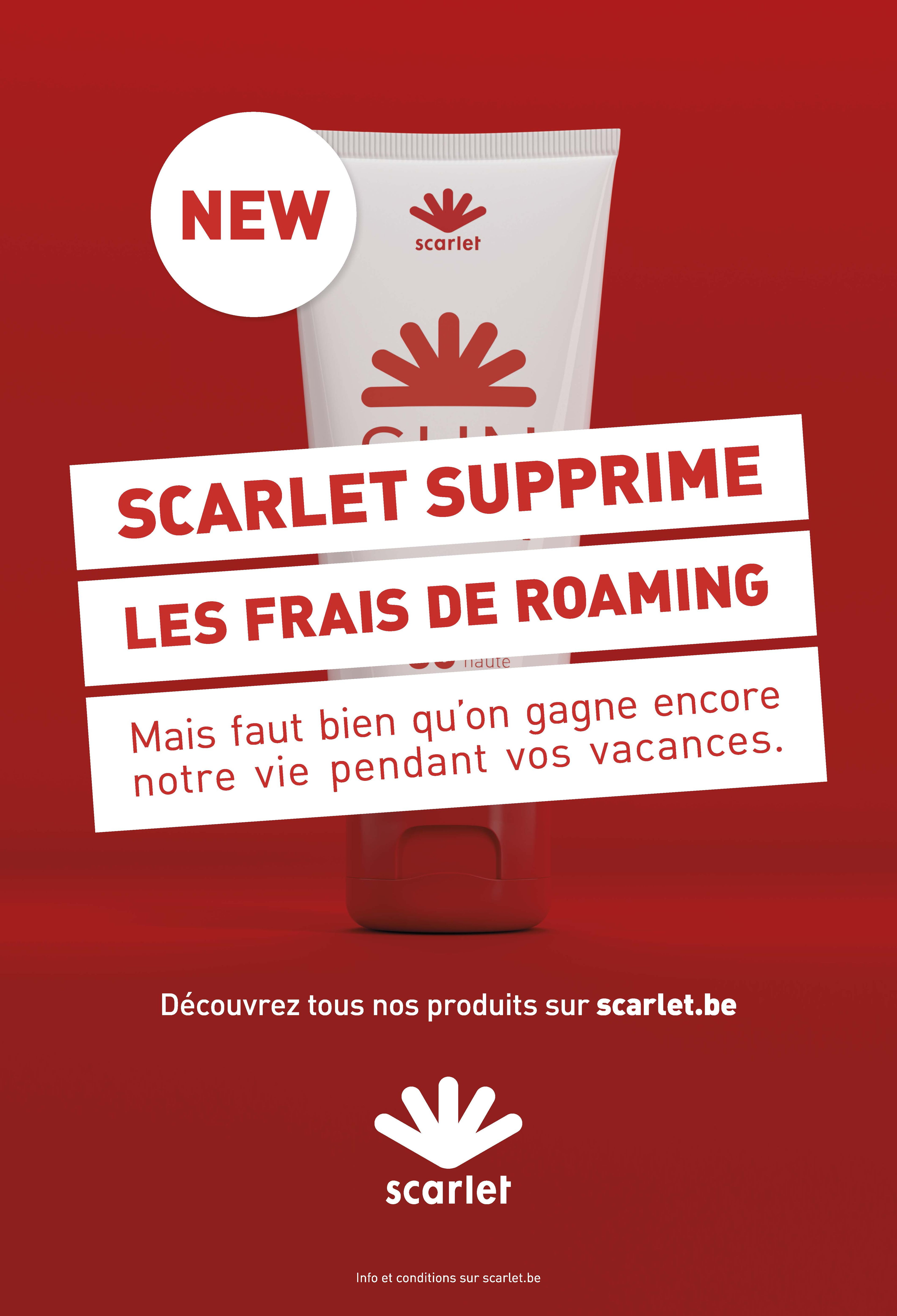 Scarlet supprime ENTIÈREMENT les frais de roaming pour tous ses clients