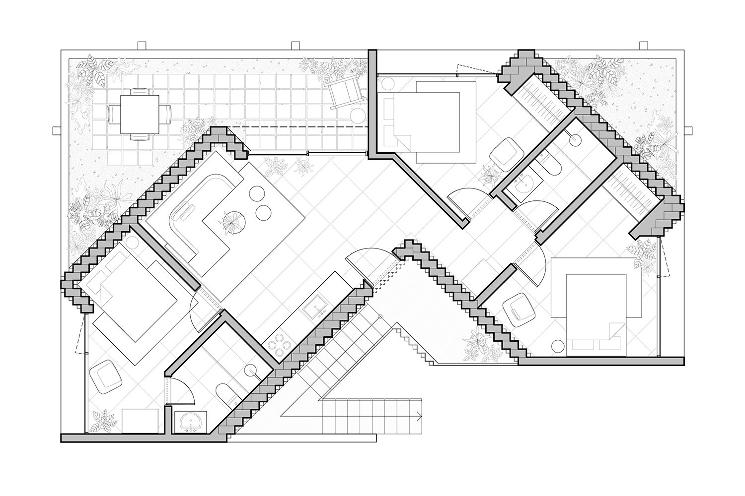 Glitch House Plan