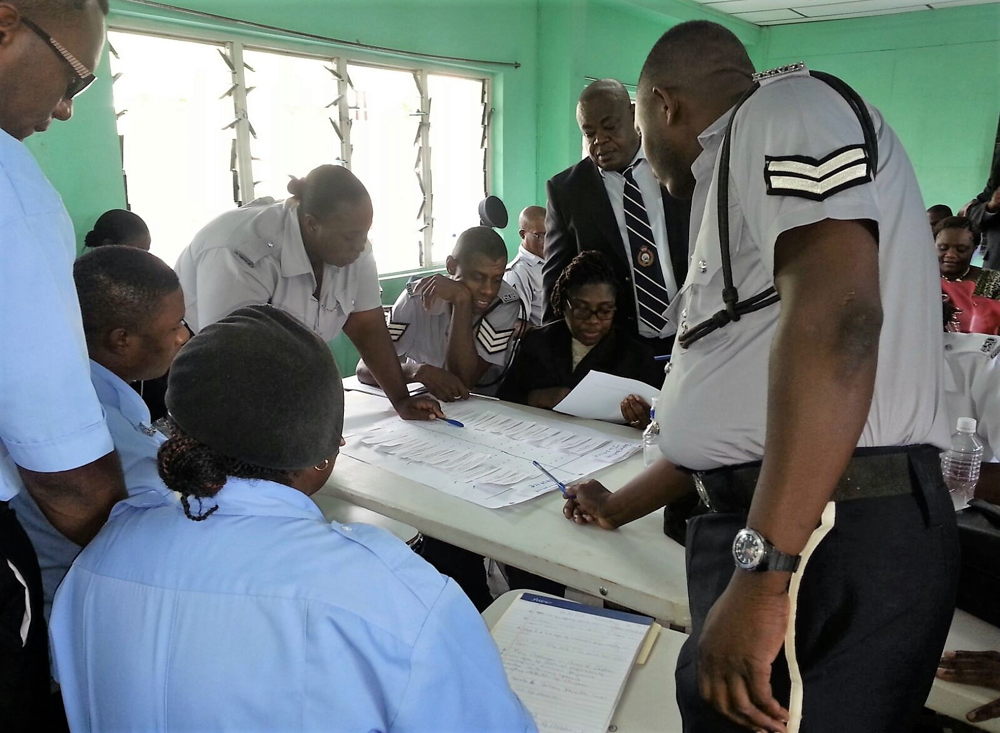 Group 2: Group work session.
