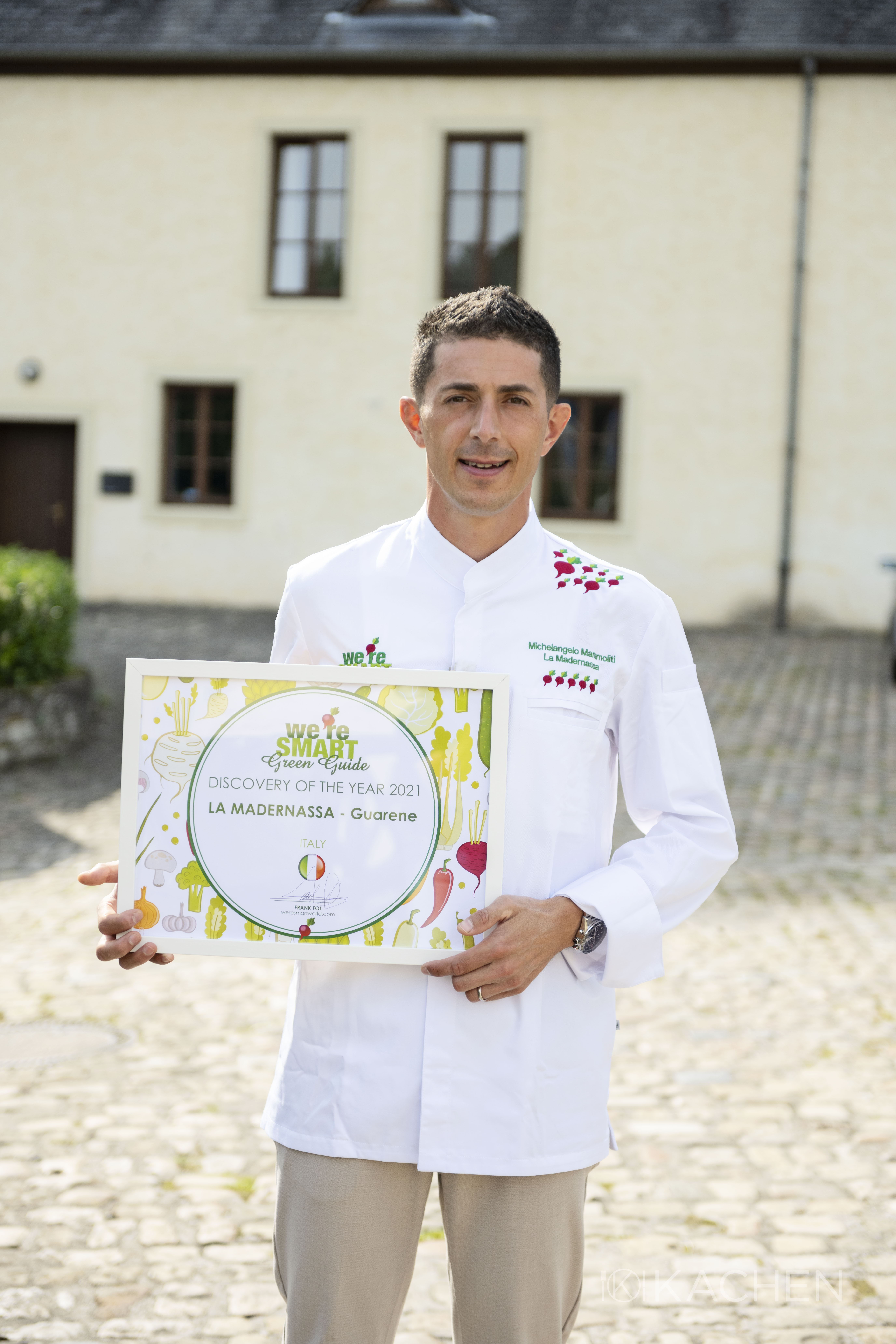 Chef Michelangelo Mammoliti (La Madernassa) - winner We're Smart® Discovery Award 2021