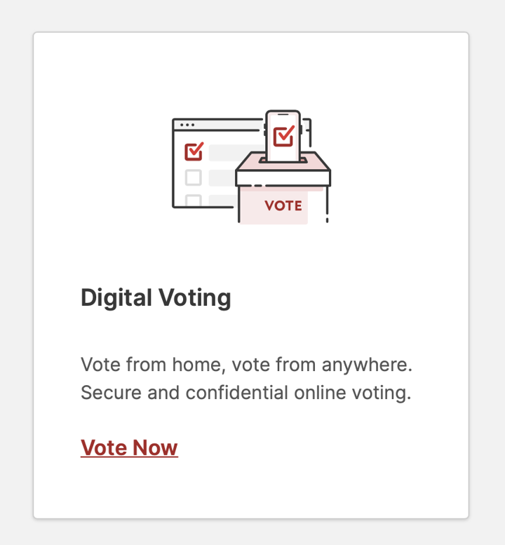 digital voting flow