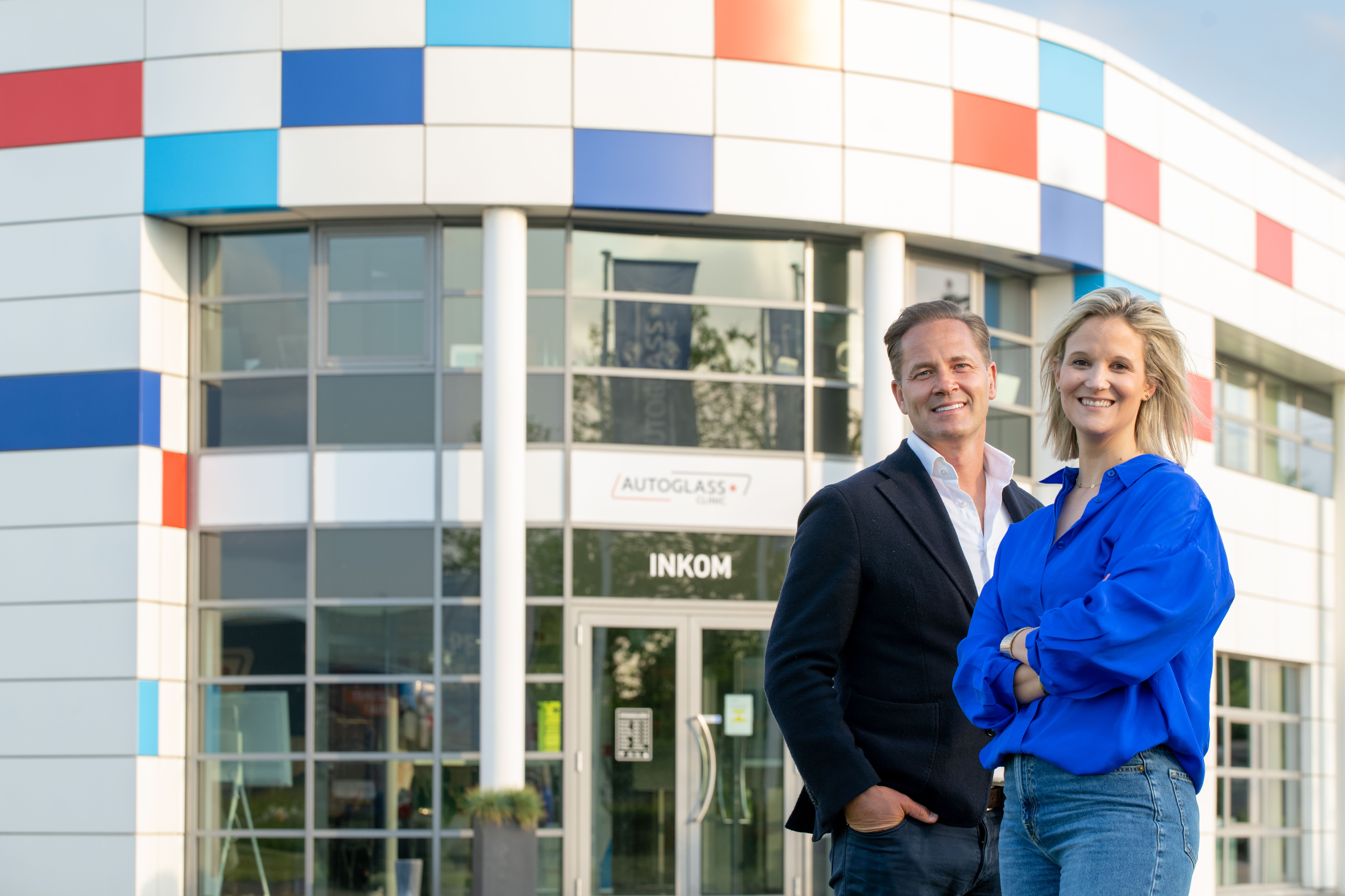 Anders Jensen, CEO de Cary Group, et ​
Charline Leroi, Administratrice déléguée d'Autoglass Clinic