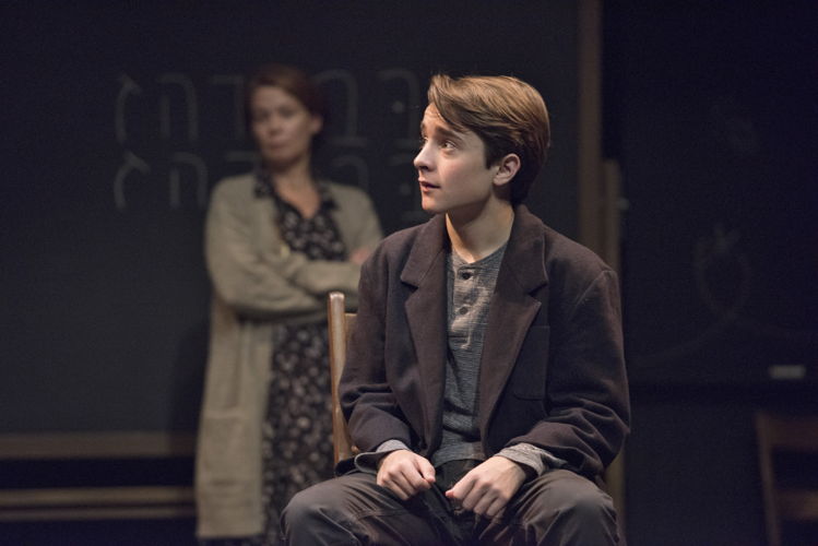 Zander Eke (foreground) and Kerry Sandomirsky in The Children’s Republic by Hannah Moscovitch / Photos by David Cooper