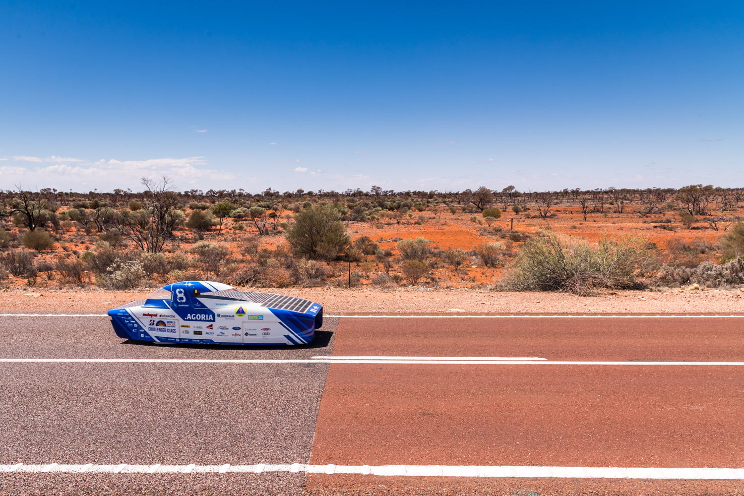 Bridgestone World Solar Challenge 2019 - Agoria Solar Team - Race Dag 4