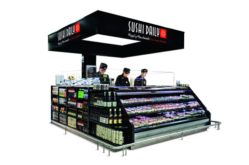 Sushi Daily opent een nieuwe kiosk in Koksijde en zet zijn uitbreiding in Europa voort met de 500ste kiosk in Turijn