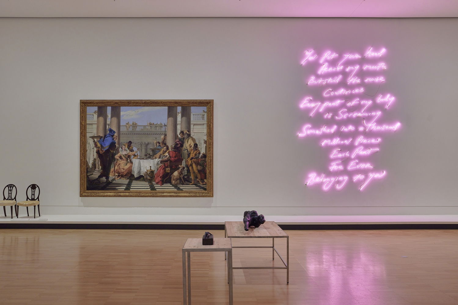  Installation view of Tracey Emin’s work on display in NGV Triennial from 3 December 2023–7 April 2024 at NGV International, Melbourne. Photo: Sean Fennessy