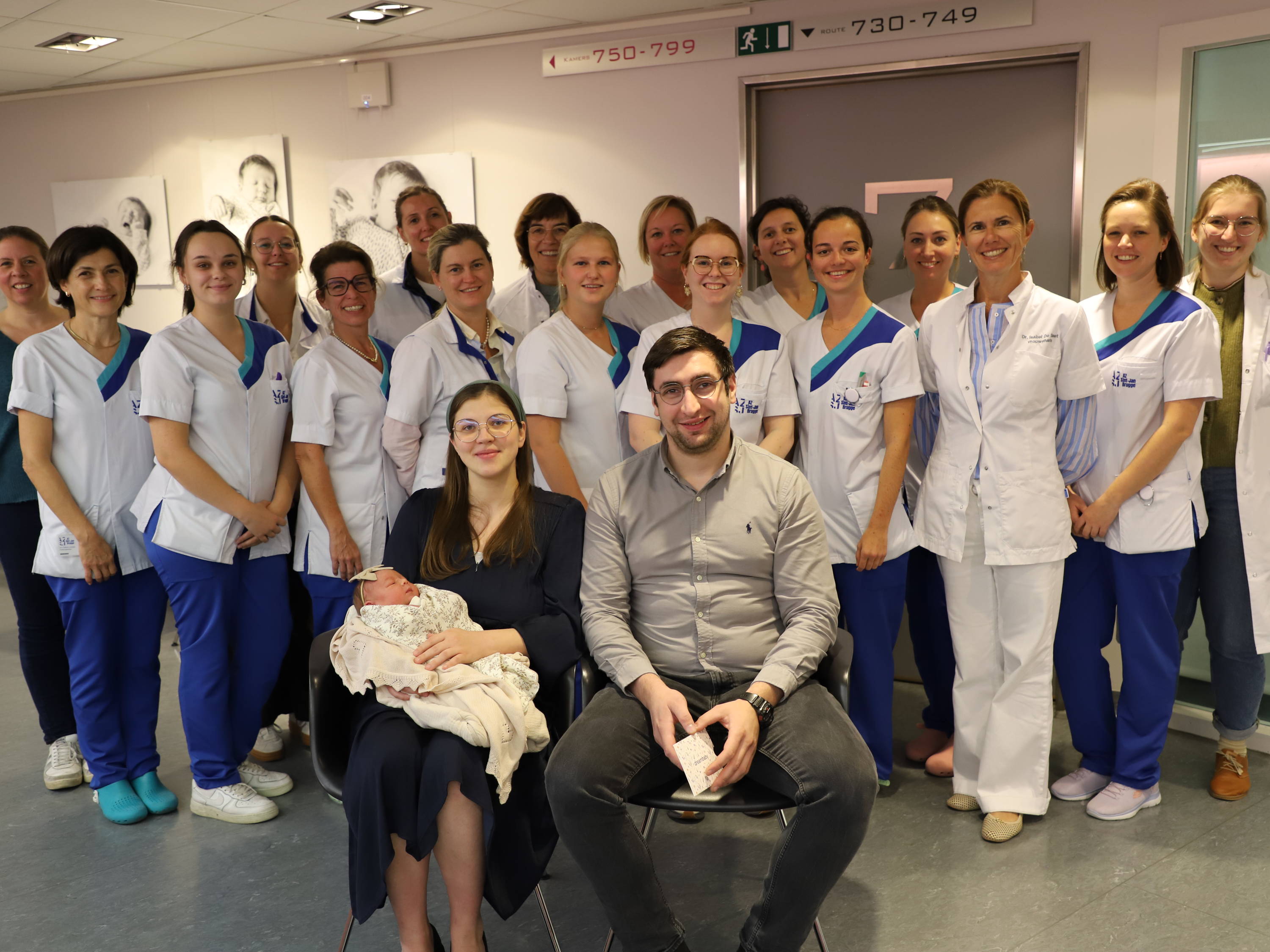 Rebeca is de 1.000e baby van het jaar in het AZ Sint-Jan Brugge