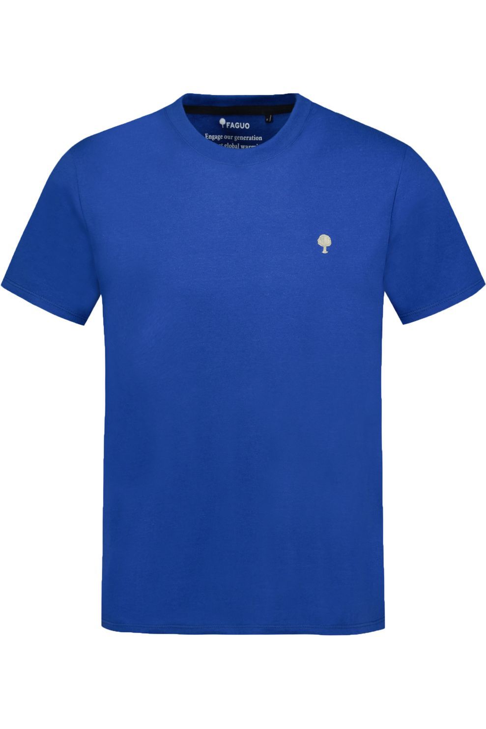 Faguo_Tee FAG Arcy T-Shirt cobalt blue_JUTTU_€40