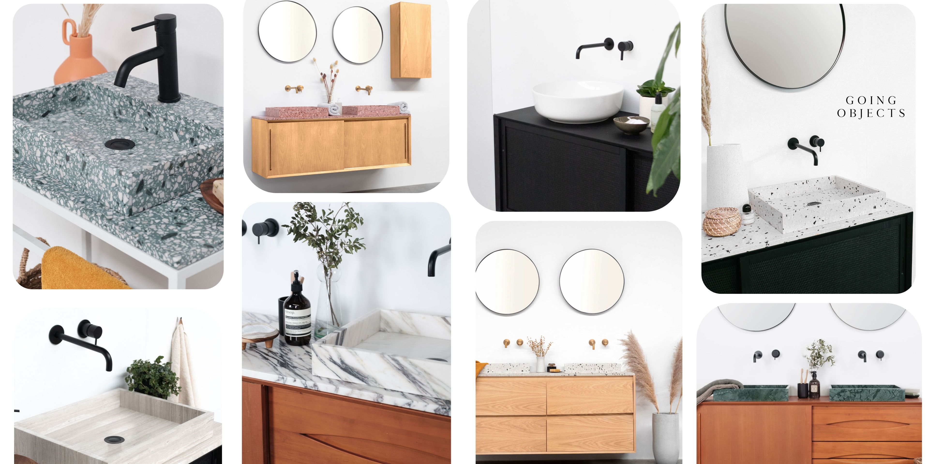 Créez la salle de bain de vos rêves avec la marque belge de design « Going Objects »