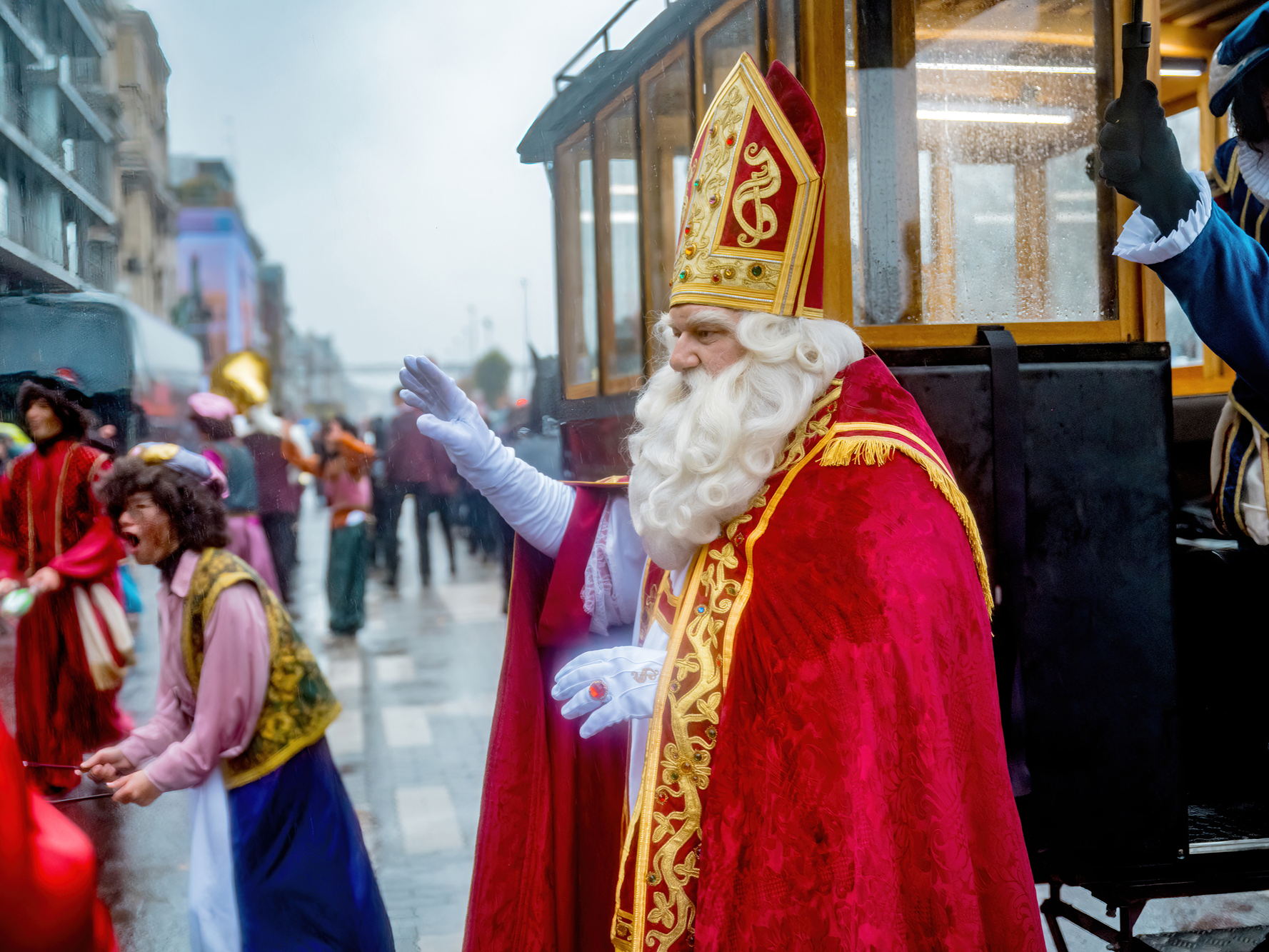 Blijde intrede van Sinterklaas op 16 november in Antwerpen