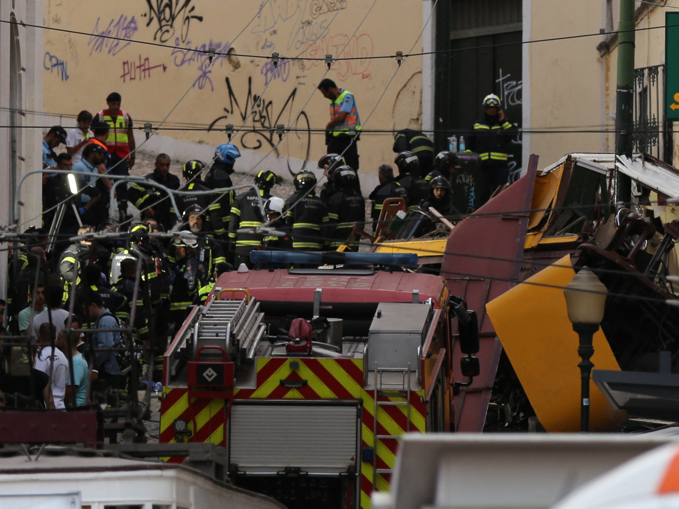 Day of mourning in Portugal after funicular train crash kills 15 people