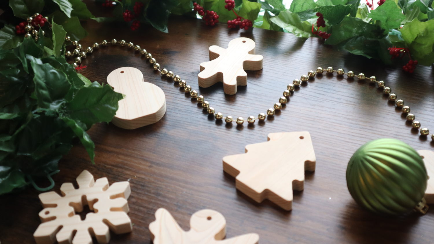 MUJI Japanese Cypress Ornaments 8pc Set, $24.90, muji.us