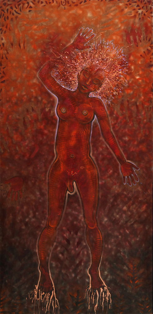 Felix De Rooy, 'Forest Spirit', 2007, olieverf en acrylverf op doek, Collectie Stedelijk Museum Schiedam