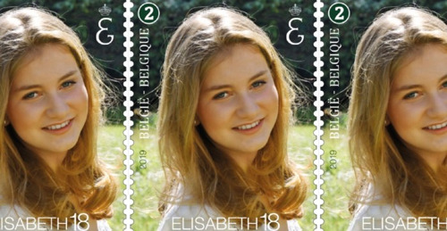 Un timbre-poste officiel pour l’anniversaire de la Princesse Élisabeth