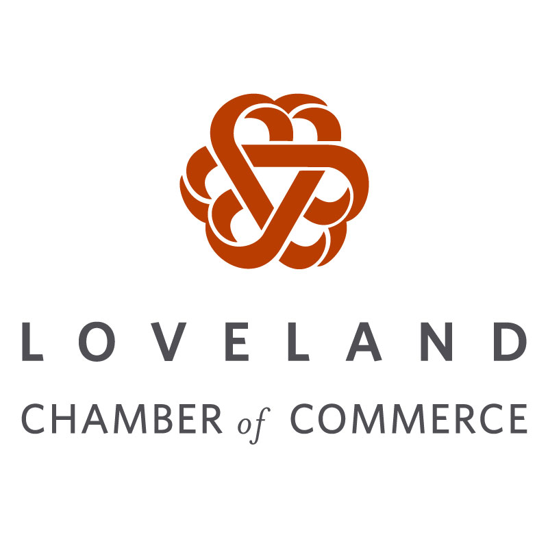 Loveland Chamber of Commerce logo - producer of Loveland's Valentine Re-Mailing Program