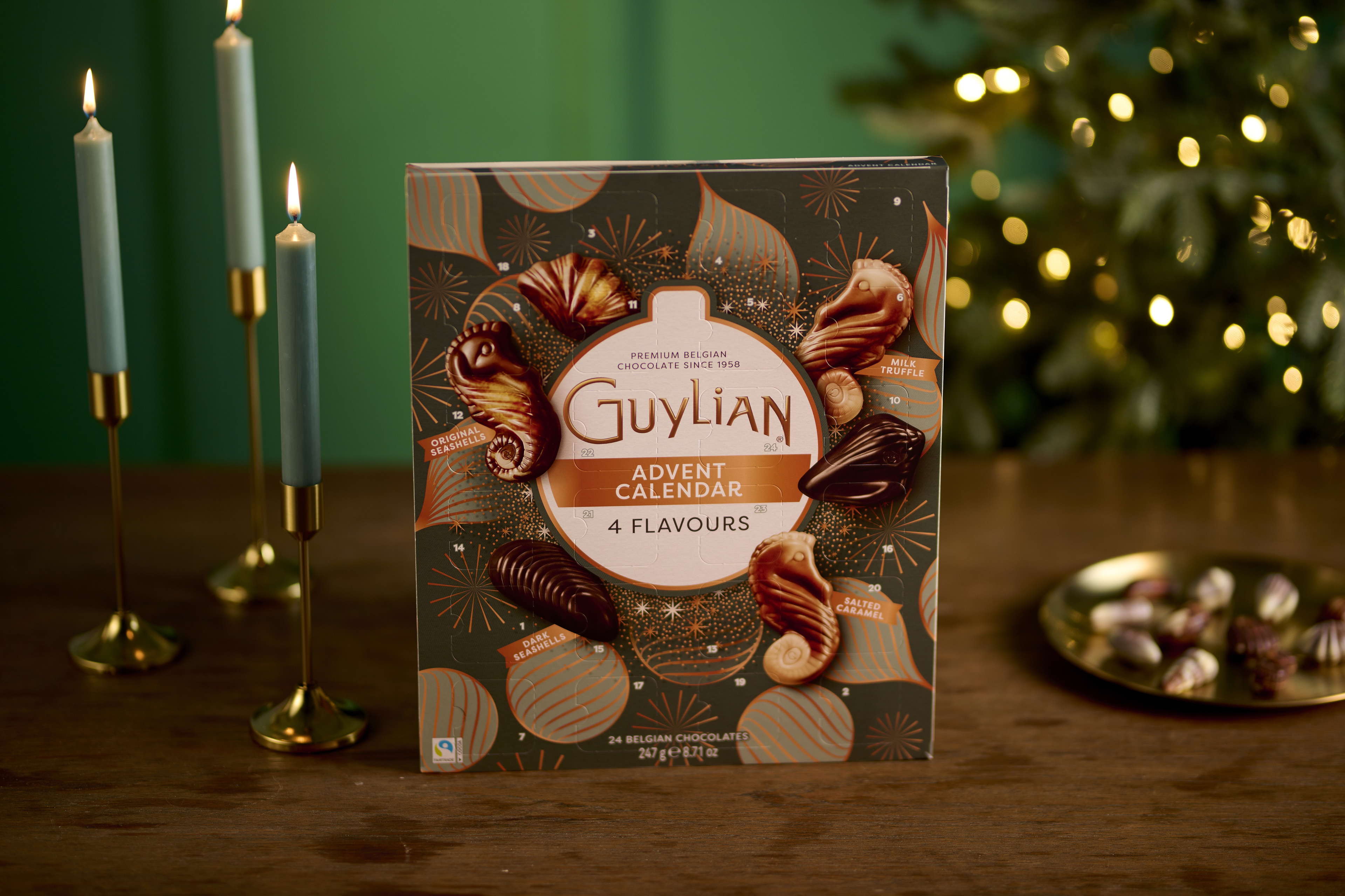 Guylian verwelkomt de feestdagen met nieuwe adventskalender en feestelijke chocoladegeschenken