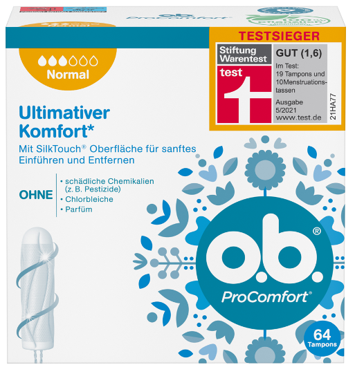 o.b.® ProComfort, Normal, 64 Stück