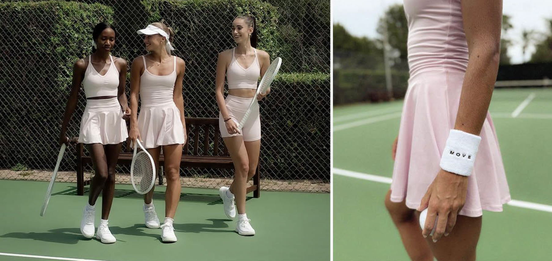 H&M MOVE PRÄSENTIERT DIE NEUE ALL-IN-PINK TENNIS SPORT KOLLEKTION