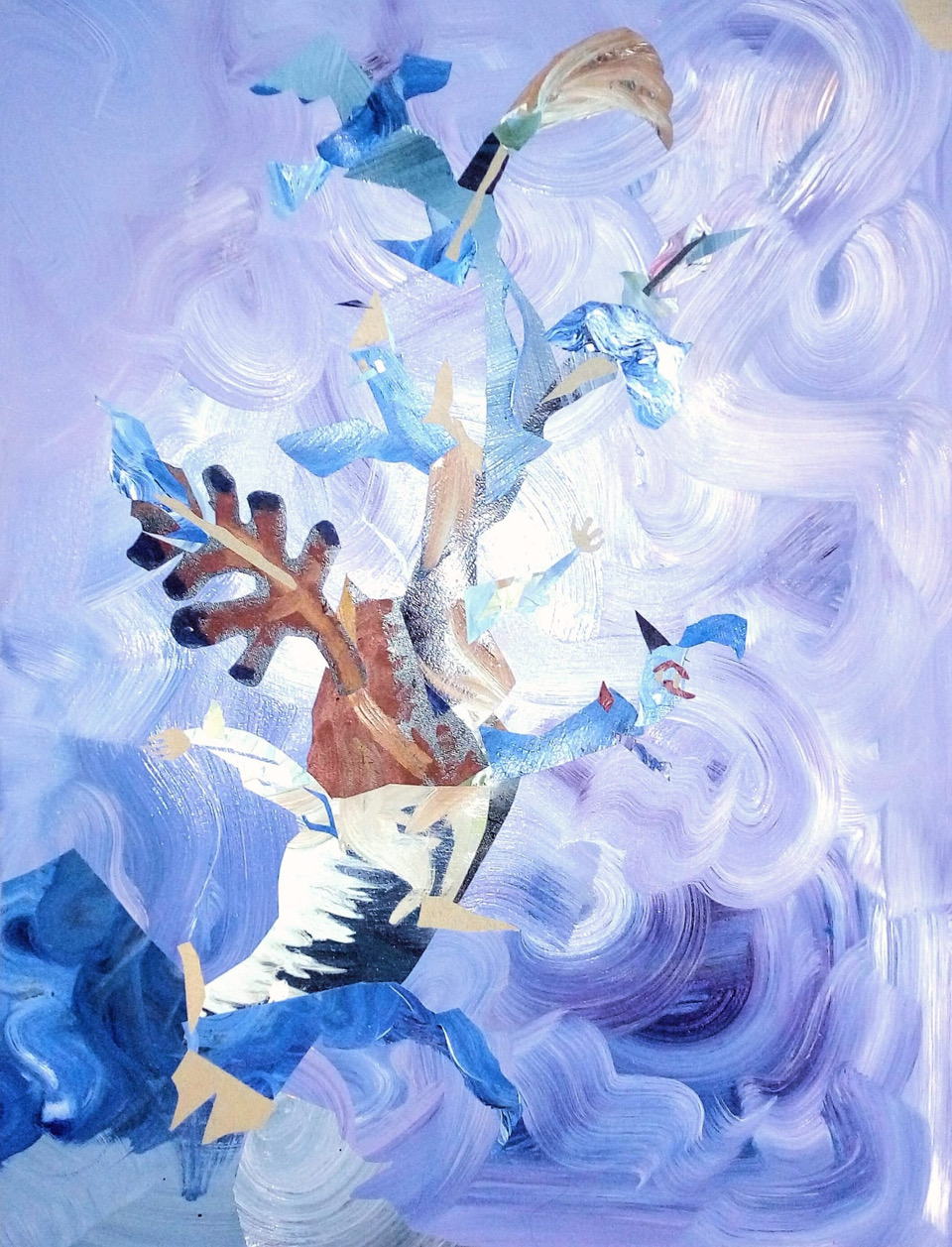 Fia Cielen, Floral Phenomenon VI, 2021 Oil on canvas