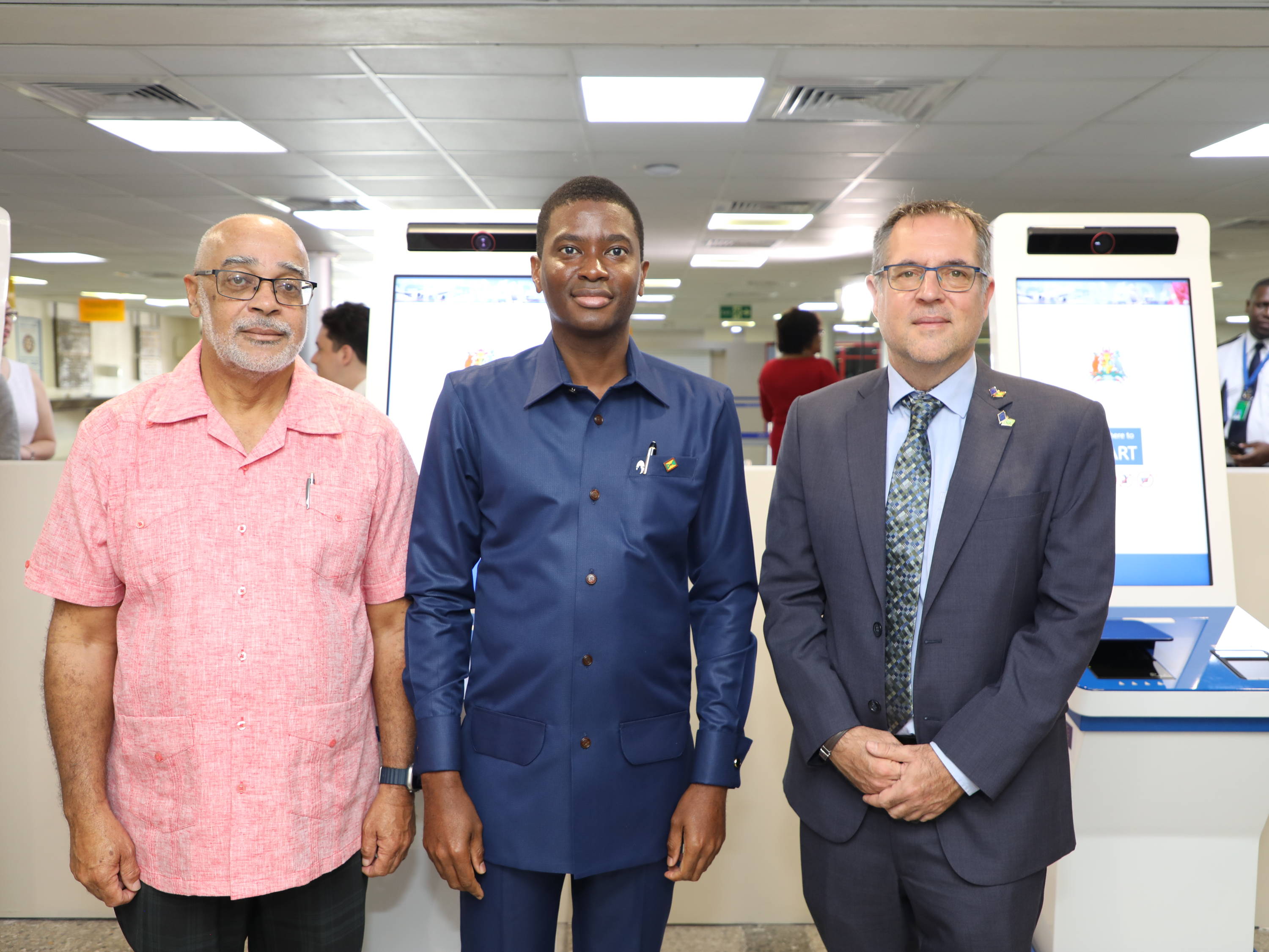 Handover Ceremony of Kiosk Machines to Grenada