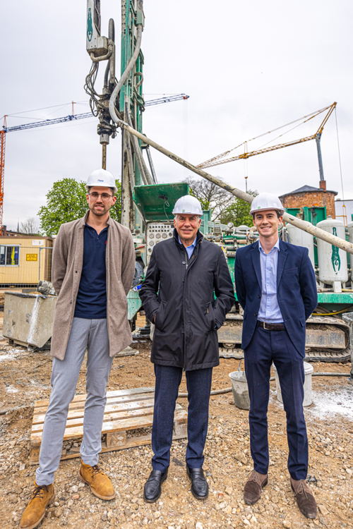 v.l.n.r.: Michael Verbiest, Carl Devlies en Olivier Van 't Hof
