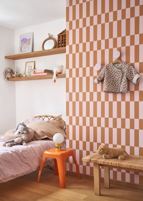 Submerk: Casadeco — Collectie: Milano Sixties - ref. 89345252 Diner (kleur: Camel-Parme)