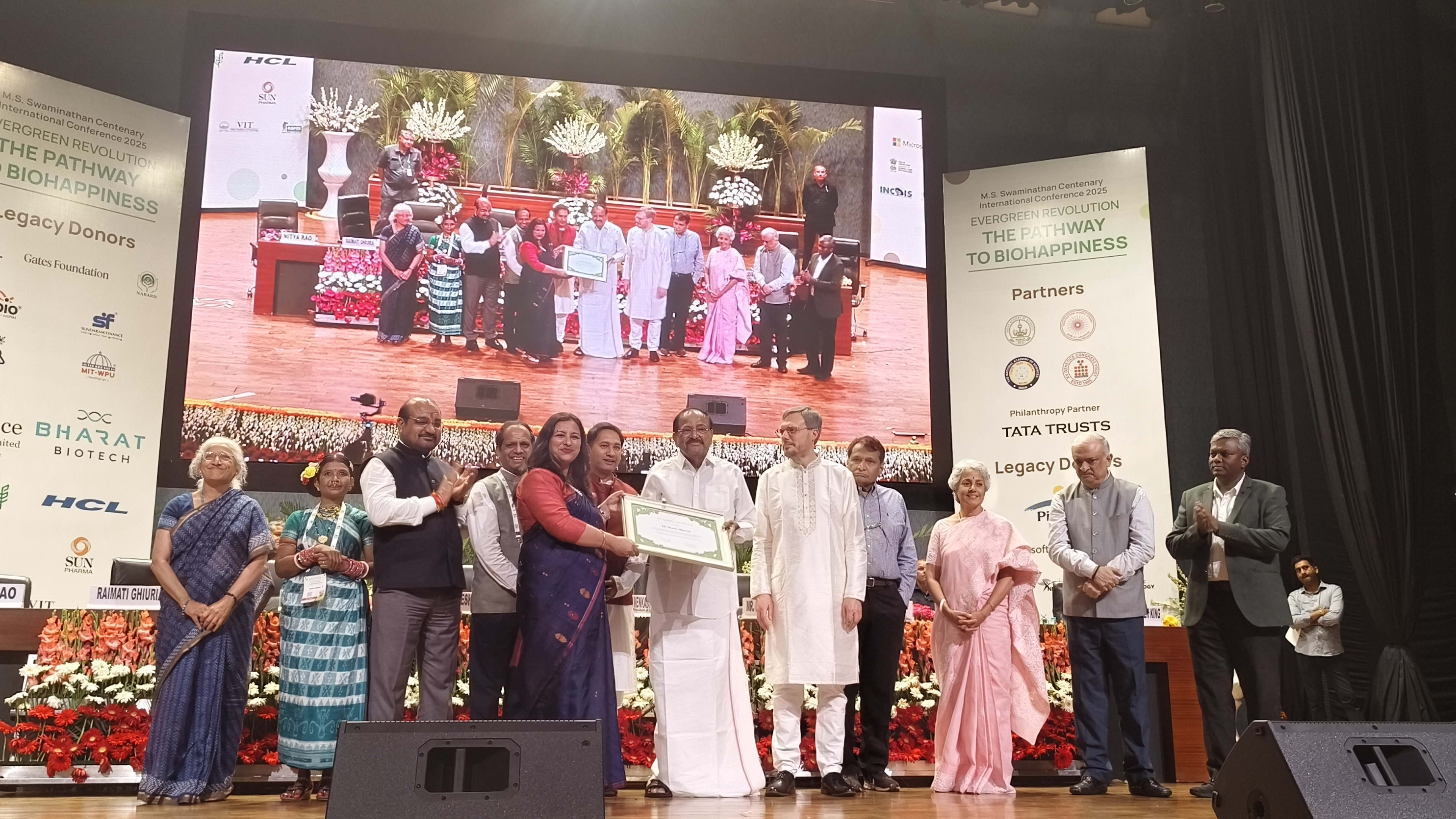 Dr Mamta Sharma Receives M.S. Swaminathan–Grow Further Award