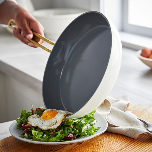 GreenPan™ Stanley Tucci™ Ceramic Nonstick Frypans, Set of 2, Carrara White - €199 GreenPan™ Stanley Tucci™ Ceramic Nonstick Frypans, Set of 2, Carrara White - €199