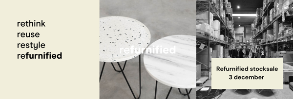 SAVE THE DATE: Refurnified Stocksale