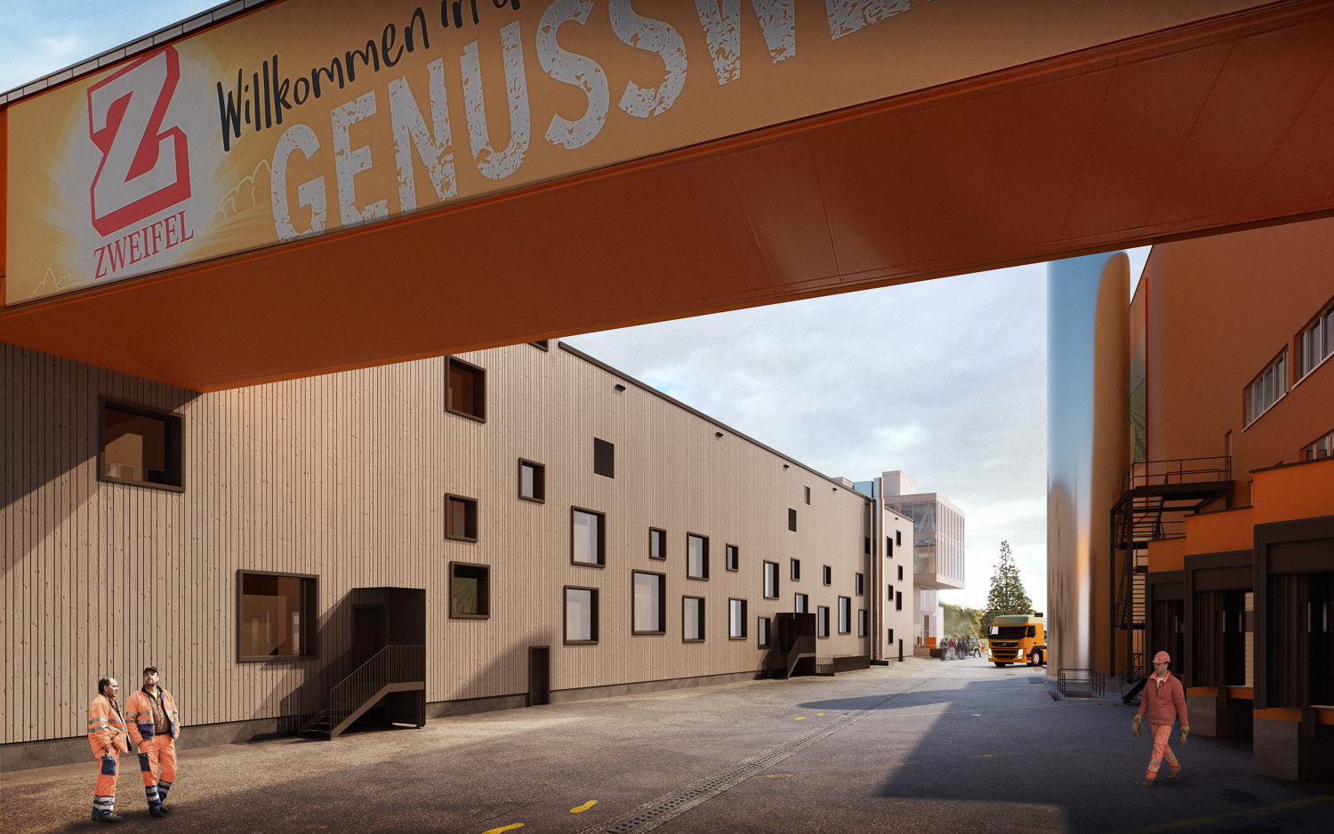 Visualisation de la nouvelle usine de snacks 