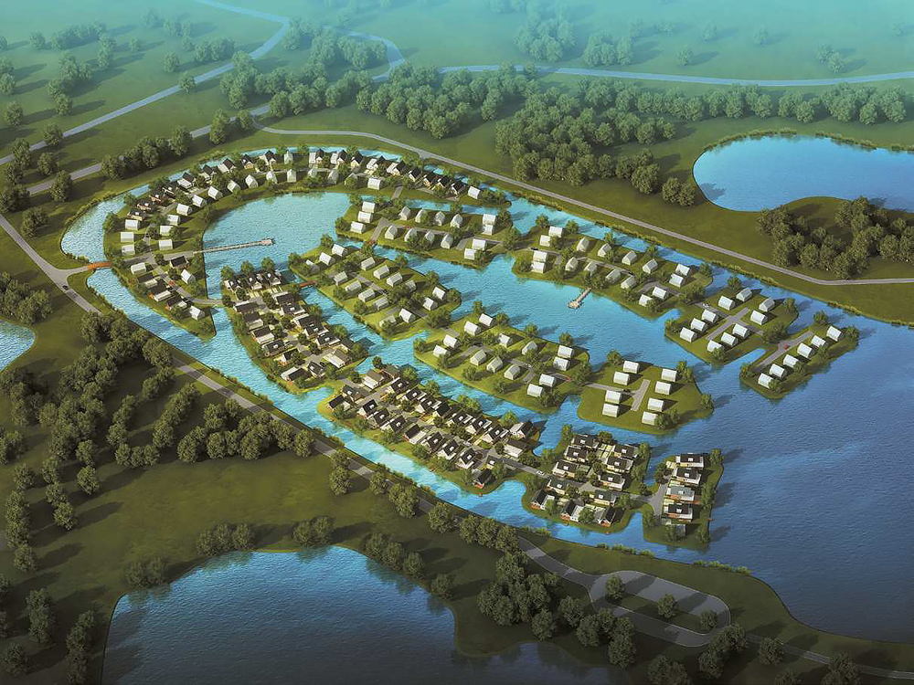 AI Vogelvlucht Landal Zuytland Buiten
