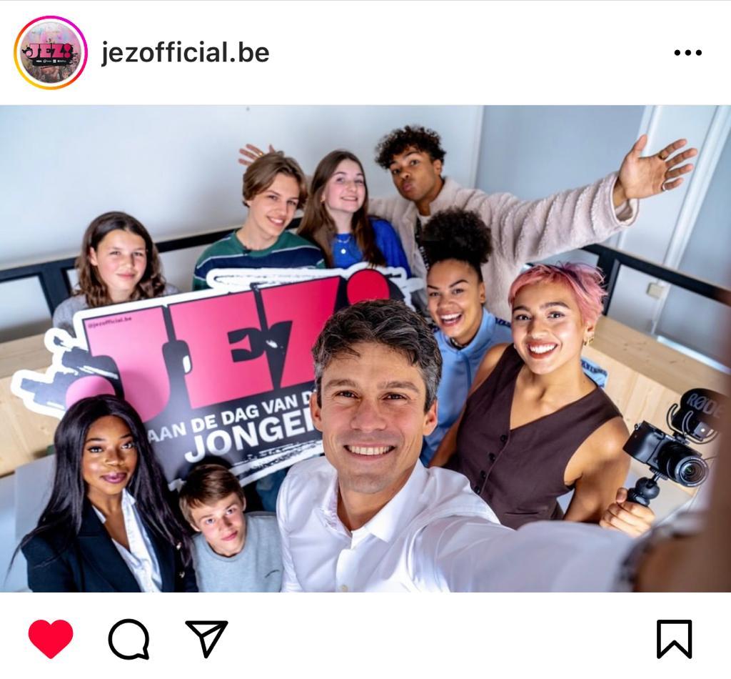 Met deze post op Instagram hopen de jongeren van JEZ! 15.000 likes te behalen.