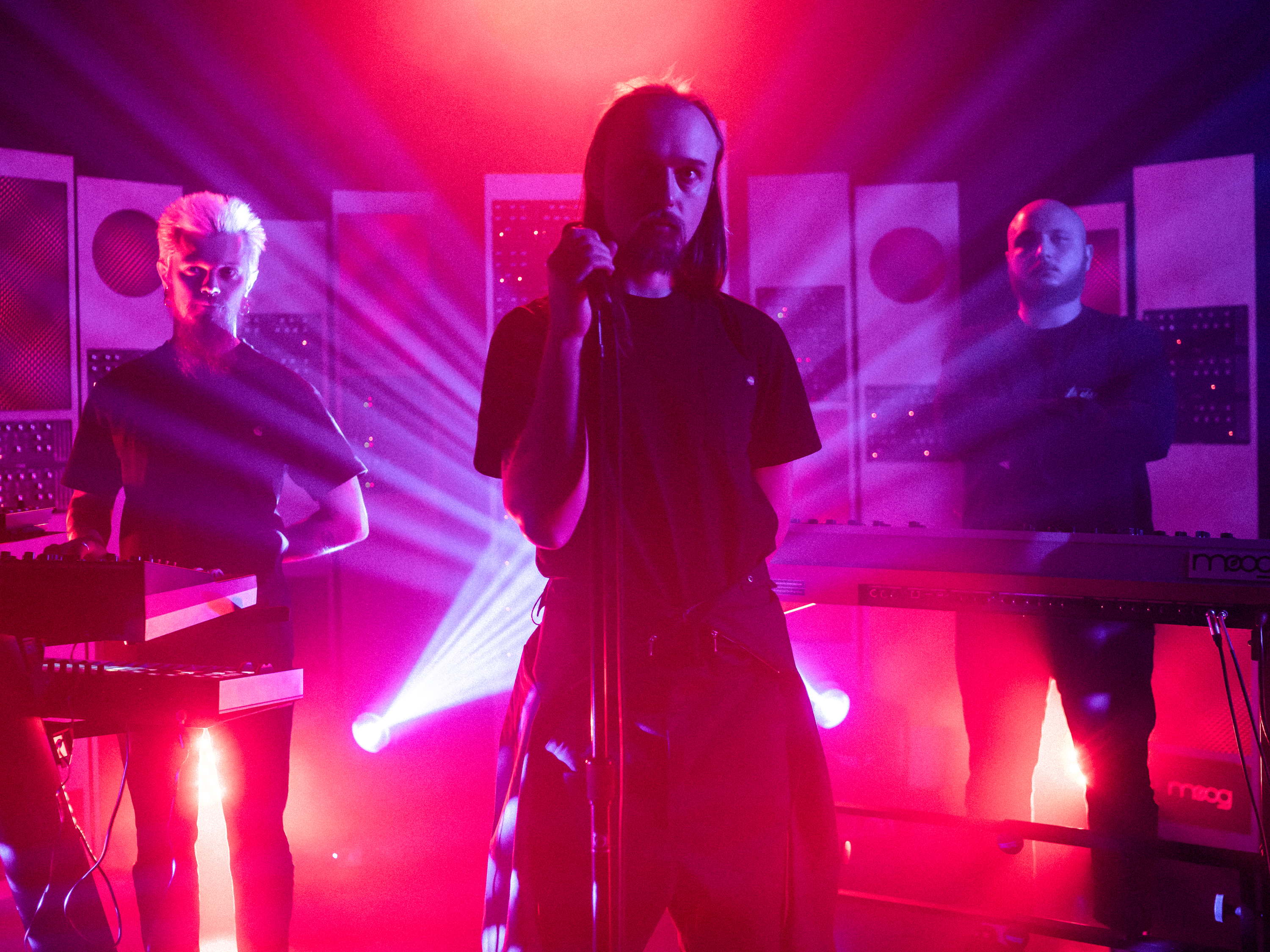 New Video: Molchat Doma Performs in the Moog Sound Lab with Moog One, Grandmother & More