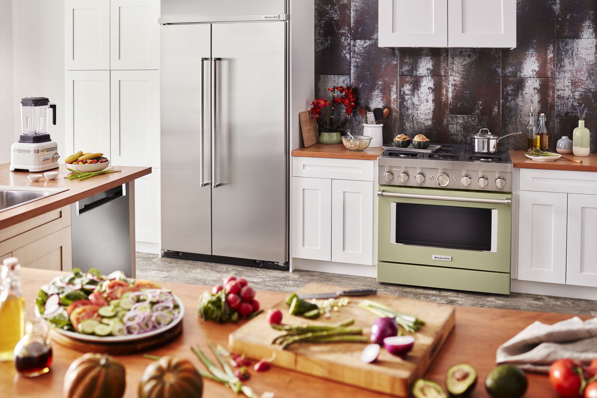 Avocado Cream - Photo courtesy of KitchenAid at Ferguson Bath, Kitchen & Lighting Gallery.