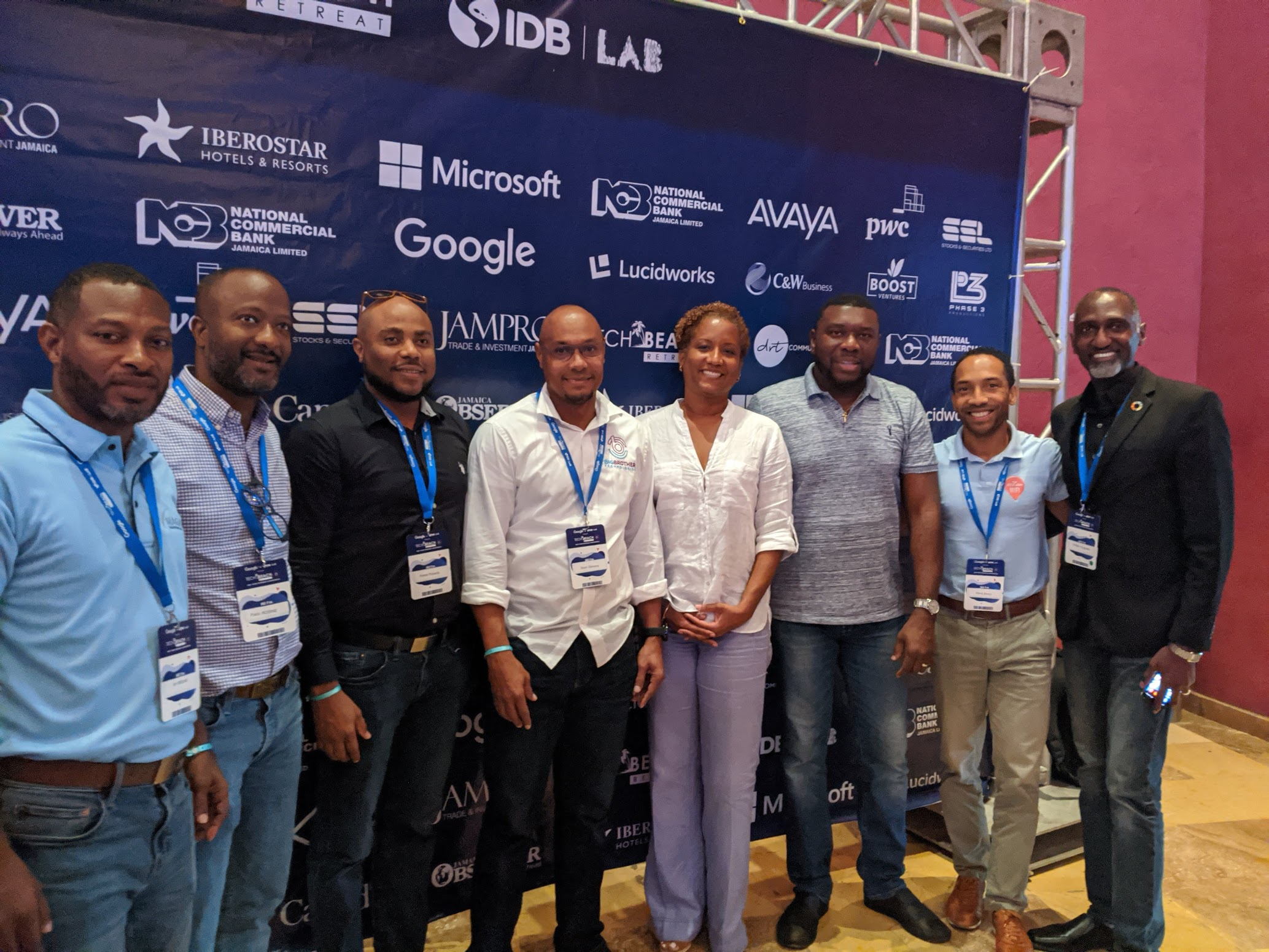 Les entreprises de l'O.E.C.O à TechBeach Retreat en Jamaïque