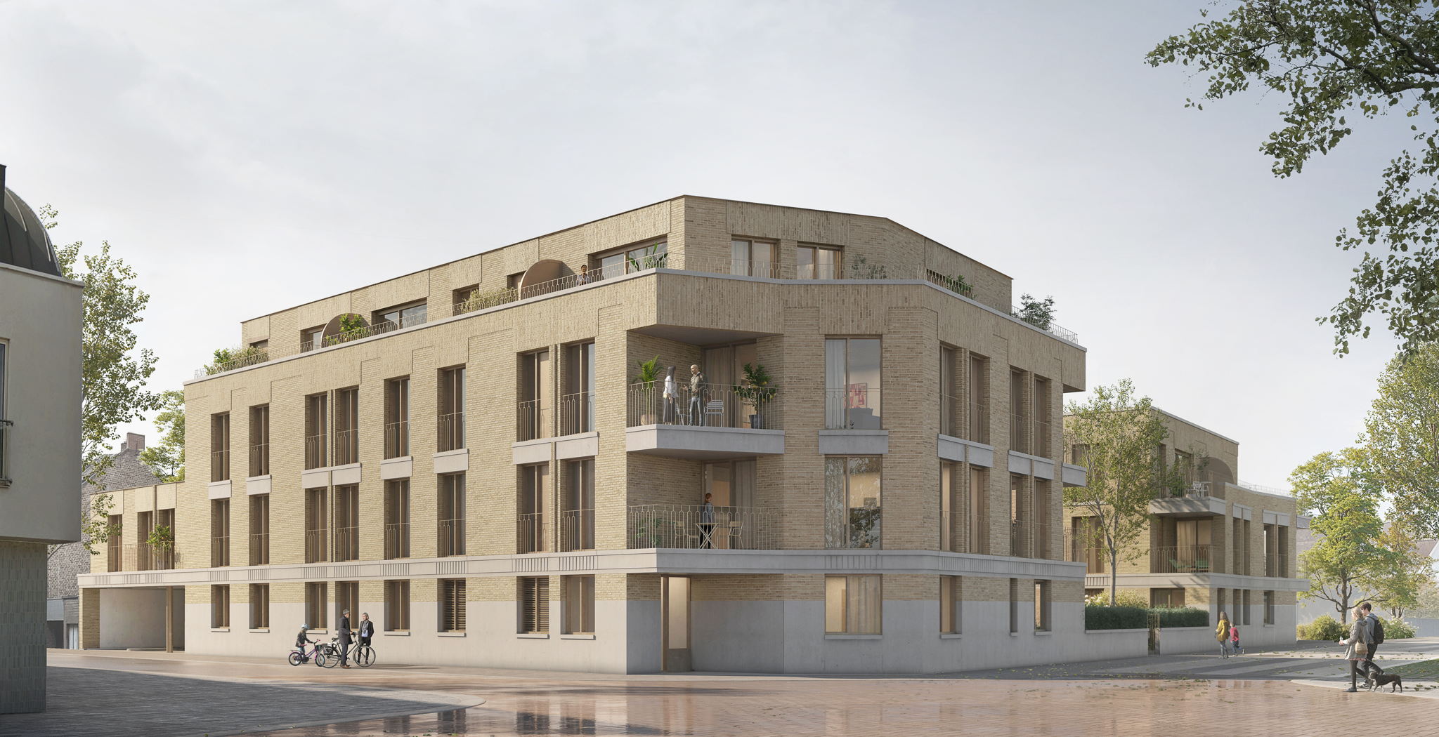 Waregem krijgt nieuw groen woonproject voor 37 gezinnen vlakbij centrum