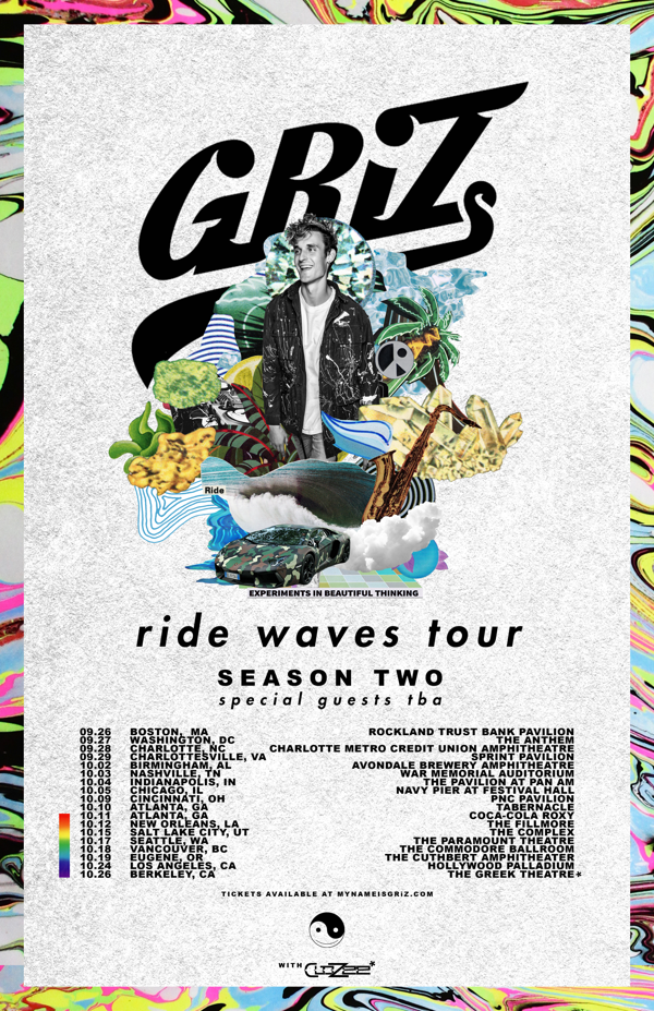 GRiZ Releases New EP 'Bangers[1].Zip' and Reveals Dates for Ride Waves Tour: Season Two